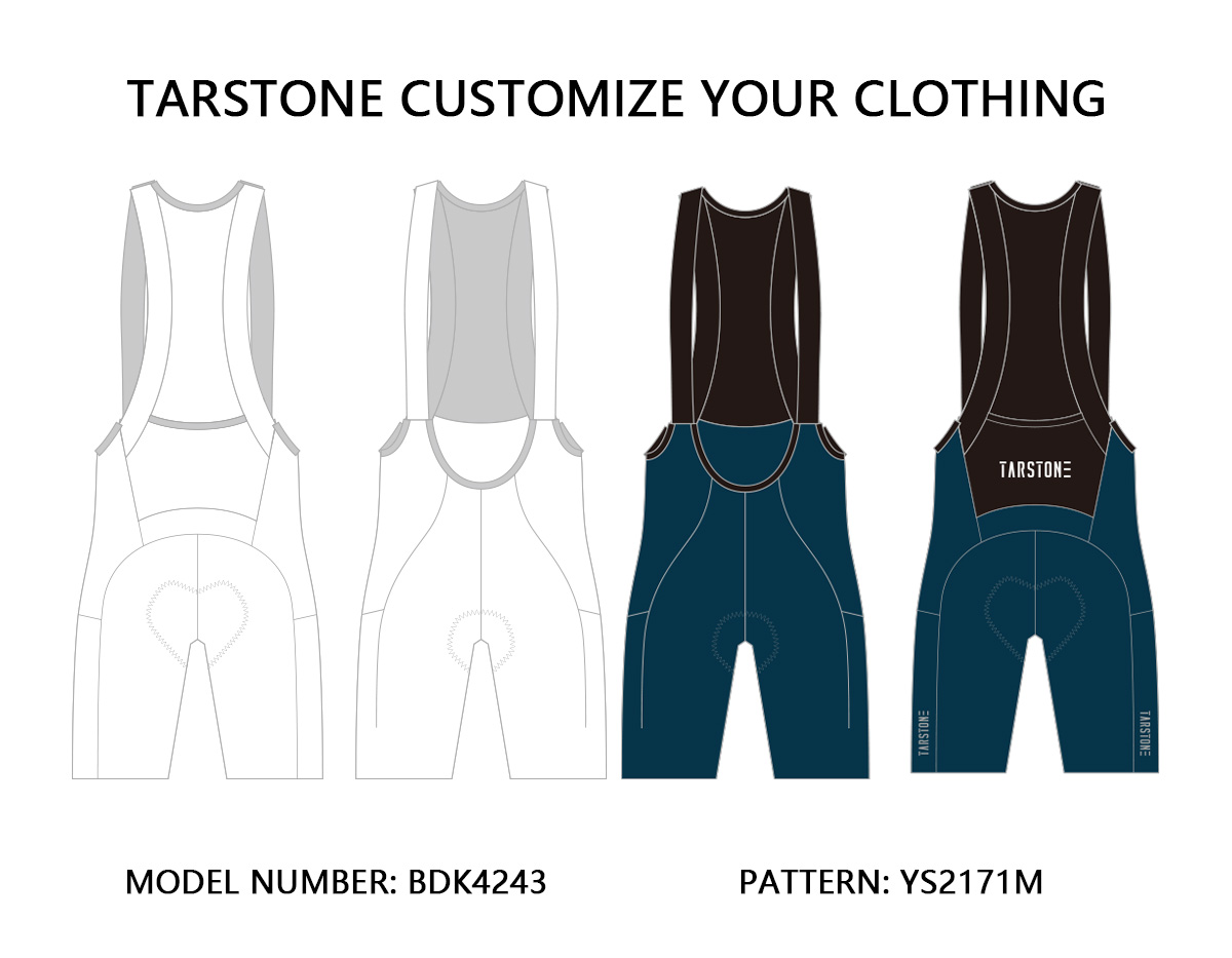 laster style cycling bib shorts
